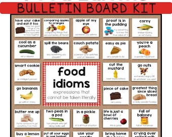 Food Idioms Bulletin Board Kit
