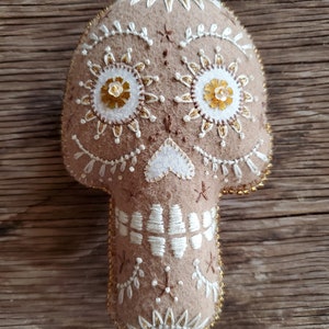 Calavera felt ornament