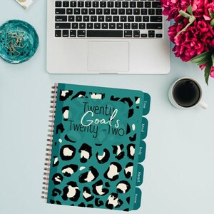 2022 Planner and Goal Setting Journal with Vision Board