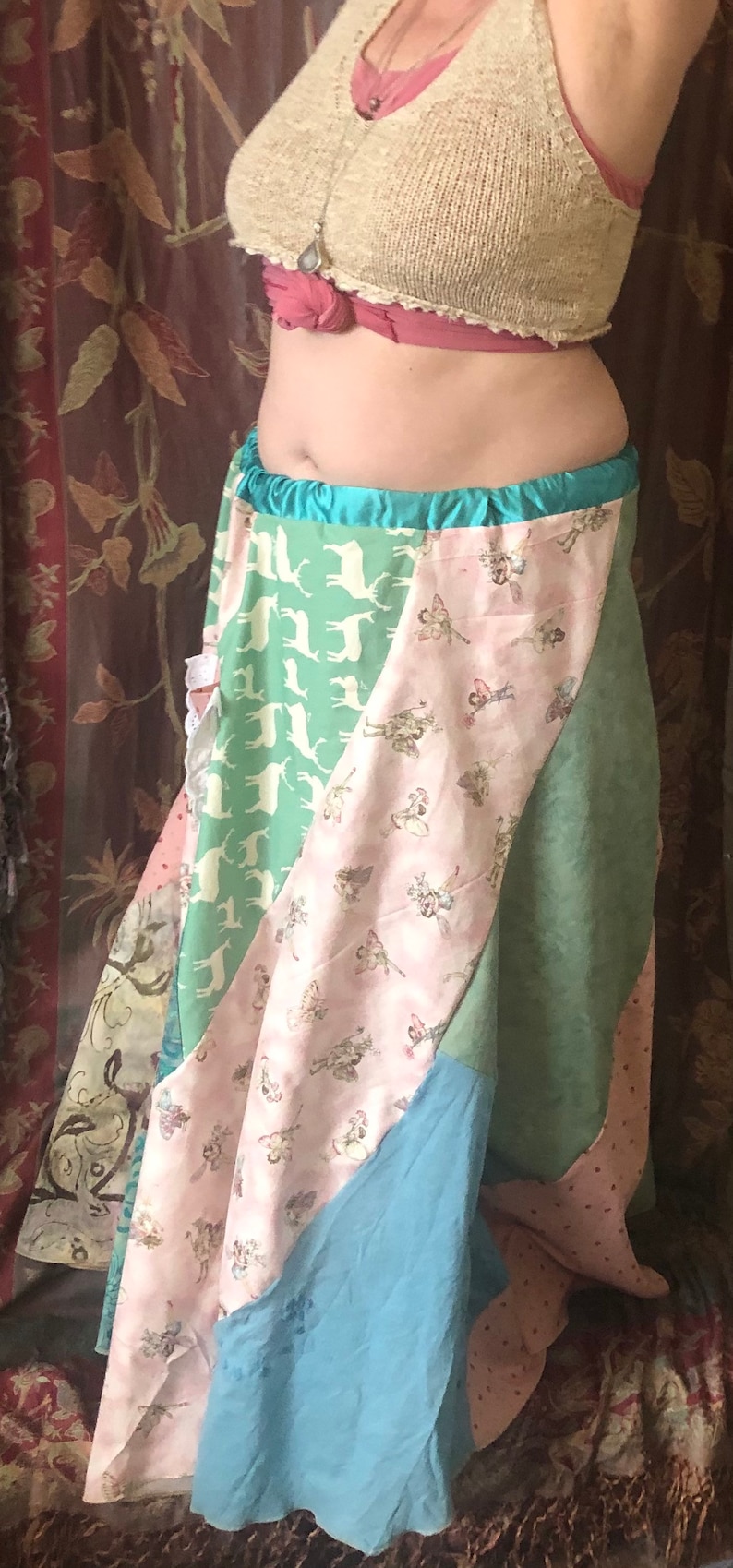 Woodland Forest Fairy Spring Swirl Skirt ML