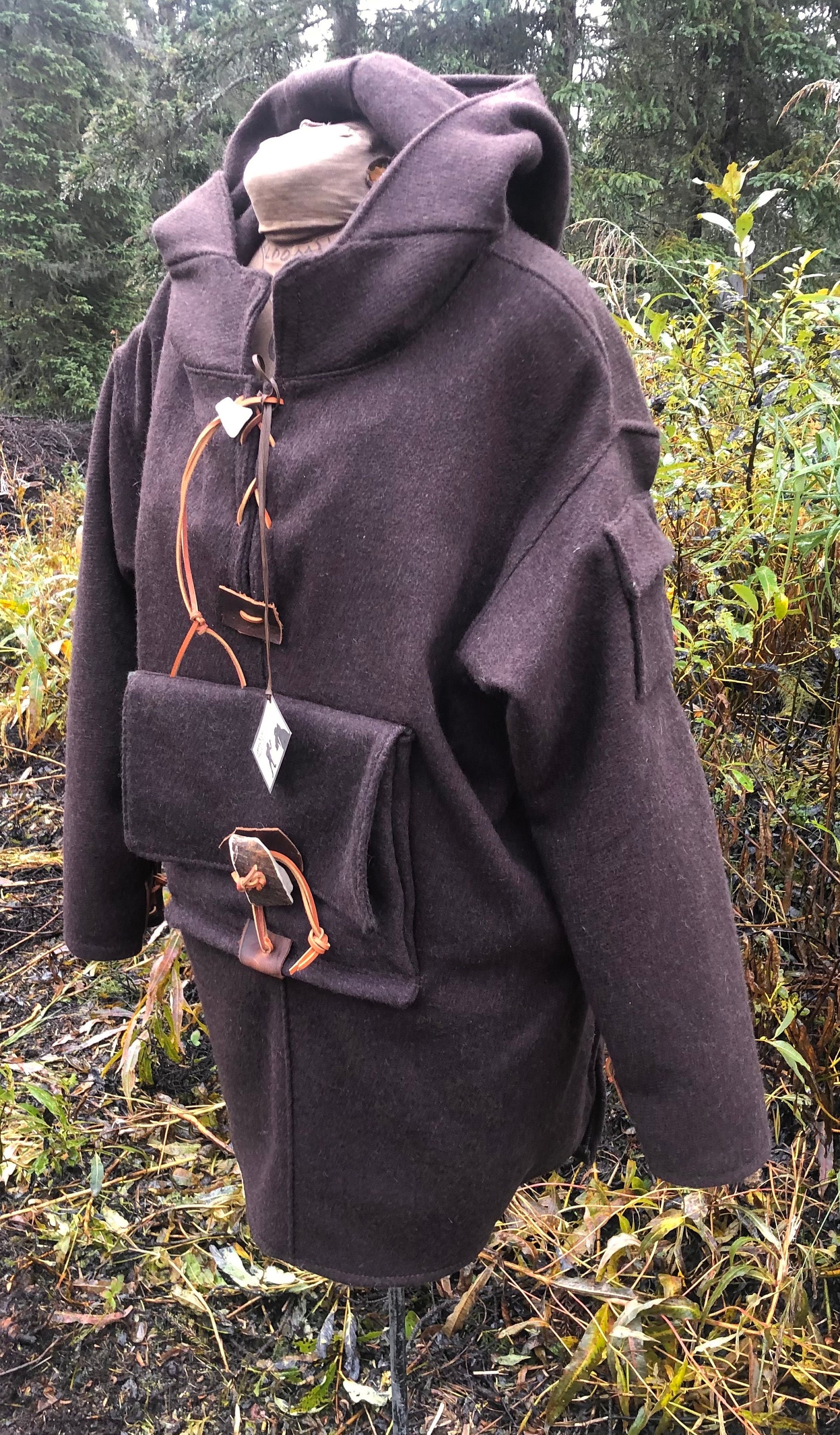 Woodsman Wooly Made to Order Wool BUSHCRAFT Hoodie Sz S 5XL Etsy