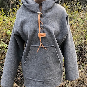 Woodsman Wooly made to order Wool BUSHCRAFT Hoodie Sz S 5XL Bild 7