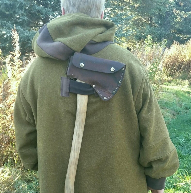 Woodsman Wooly made to order Wool BUSHCRAFT Hoodie Sz S 5XL Bild 6