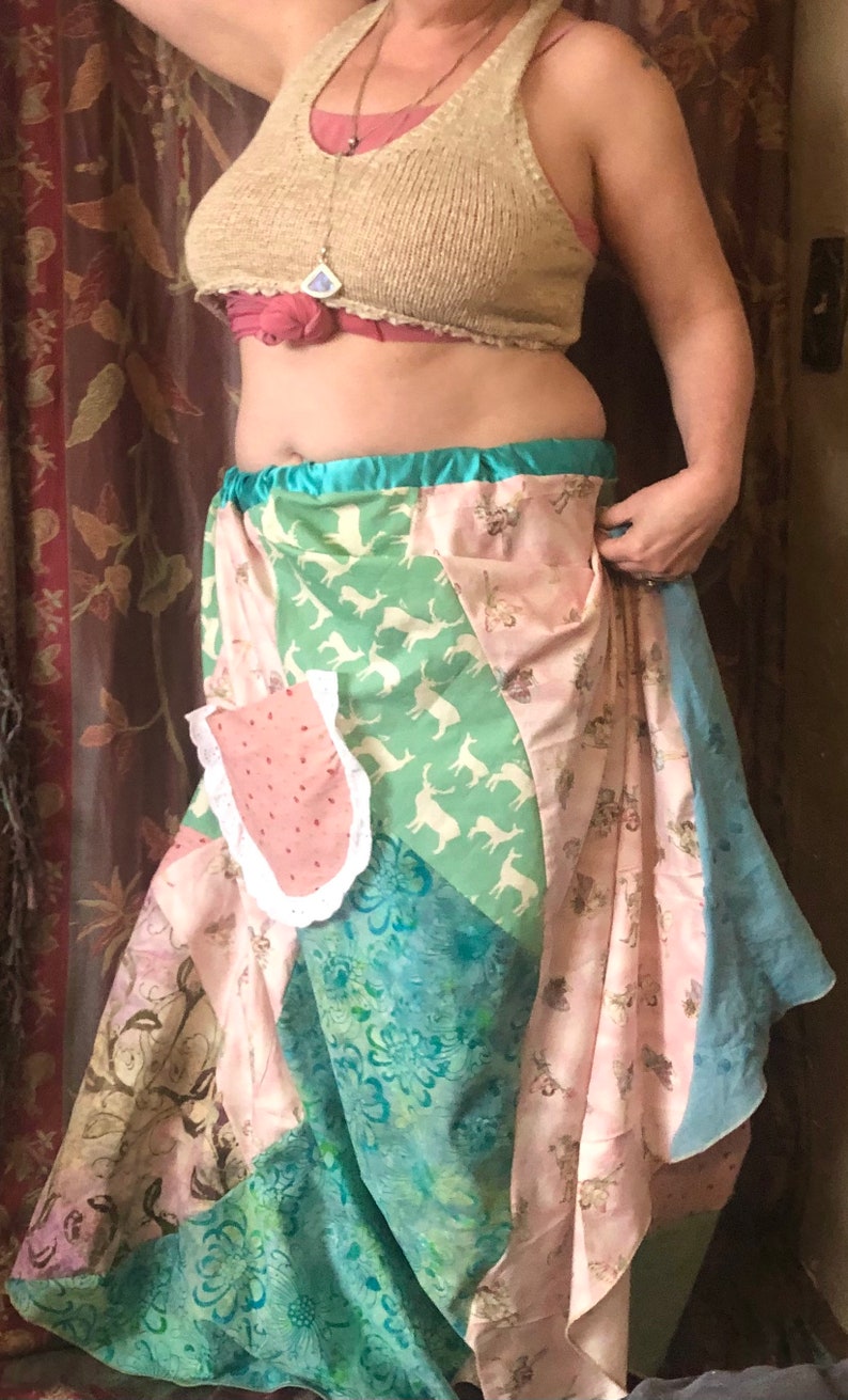 Woodland Forest Fairy Spring Swirl Skirt ML