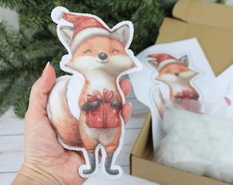 Naaipakket vilten dieren: knutselactiviteit kerst voor kinderen