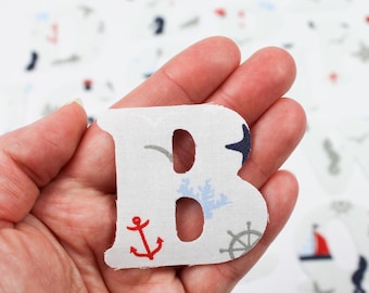 Iron-On Cotton Alphabet Letters: DIY Craft Embellishments