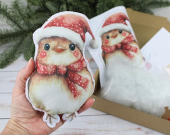Naaipakket vilten dieren: knutselactiviteit kerst voor kinderen