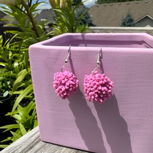 Lilac Floral Earrings