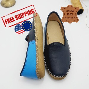 Eco Friendly, Comfortable, Minimalist & Slow Fashion Style - Sustainable Handmade Leather Slip On Flats – Barefoot Comfort Shoes
