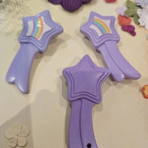 Vintage G1 1980's My Little Pony Hair Brushes - Set of Three