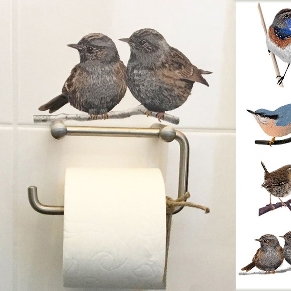 Birds in Blue and Brown Wall stickers
