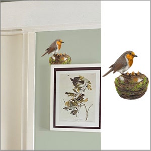 Robin with nest Wall stickers