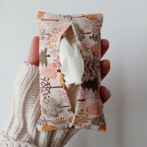 Travel Tissue Holder Forest Trees Nature Theme Purse Tissue Holder Travel Kleenex Holder Purse Kleenex Holder image 1