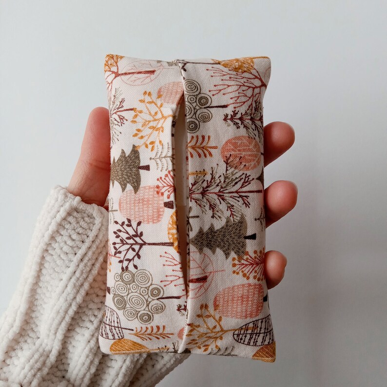 Travel Tissue Holder Forest Trees Nature Theme Purse Tissue Holder Travel Kleenex Holder Purse Kleenex Holder image 2