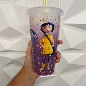 Custom Starbucks venti tumbler cold cup 24oz  inspired by coral
