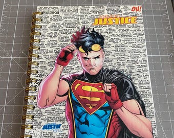 Handmade Young Justice Superman Dc Comic Sketchbook 30 Page, 110lb Paper for Comic Book Fans & Artists  Gift Justice League Batman