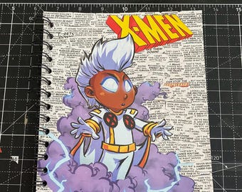 Handmade Marvel Comics Xmen 97 Storm Sketchbook 30 Page, 110lb Paper for Comic Book Fans & Artists Gift Marvel Rivals