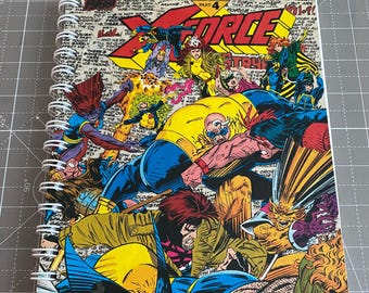 Handmade Marvel  X Force Gambit Rogue Sketchbook 30 Page, 110lb Paper for Comic Book Fans & Artists  Gift Deadpool Wolverine 3 Momoko