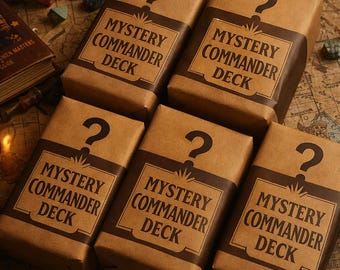 Commander Mystery Deck – Ready to Play MTG Commander Precon | Magic the Gathering Gift | Random EDH Deck 100 Cards