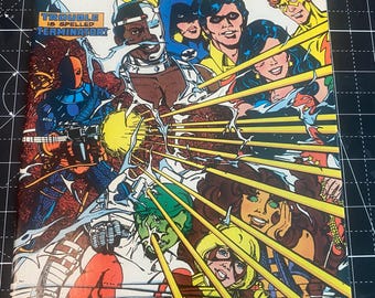 New Teen Titans #34 (1983) Early Deathstroke Appearance – Key Silver Age Comic, First Deathstroke Cover – Vintage DC Key Issue