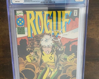 ROGUE Limited Series 2 CGC 8.5 Marvel 1995 Comic Book - Collectible Memorabilia, White Pages, Rare Marvel Comic