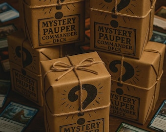 Pauper EDH Mystery Commander Deck – Budget MTG Deck | Magic the Gathering Gift | Ready-to-Play Pauper Commander Preconstructed Precon