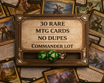 MTG 30 Card RARE Rarity Only Lot – No Duplicates, Commander EDH Ready, Magic the Gathering Collection