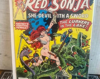Red Sonja #4 (1977) vf/nm 9.0 Marvel Comics Frank Thorne art Bronze Age comic