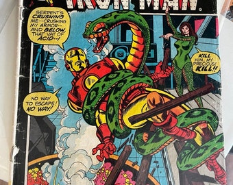 1972 The Invincible Iron Man #50 (Sept 1972, Marvel Comics Vintage Comic, Vintage Comics, Vintage Books, Marvel Comics, Classic Comics,
