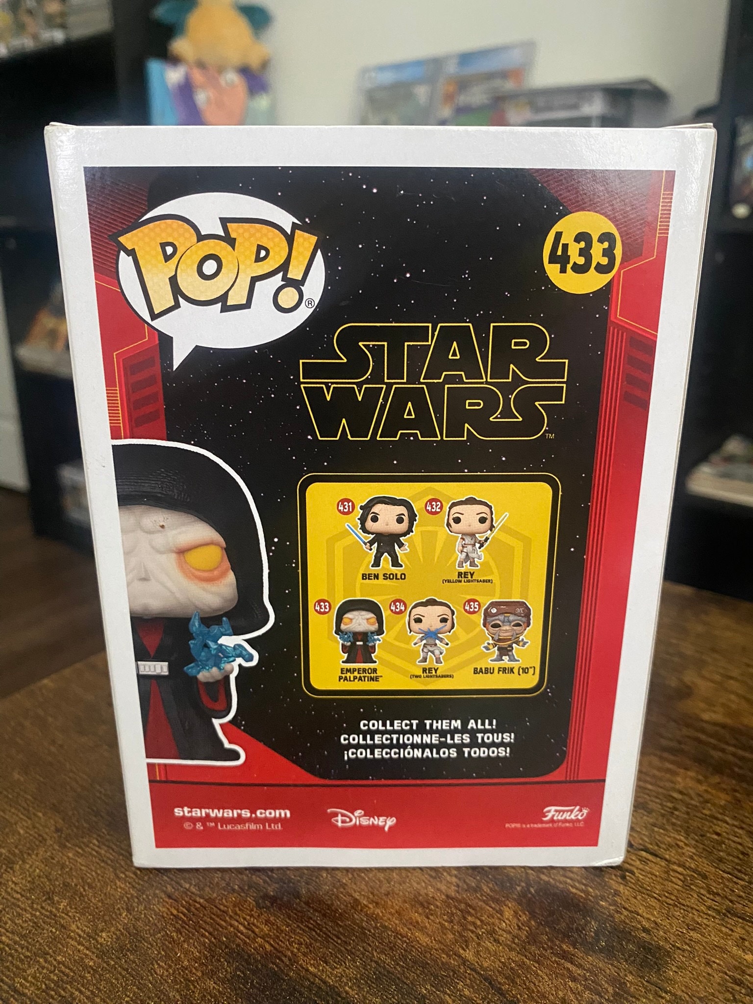 FUNKO POP! #433 Emperor Palpatine Unlimited Power! STAR Wars 