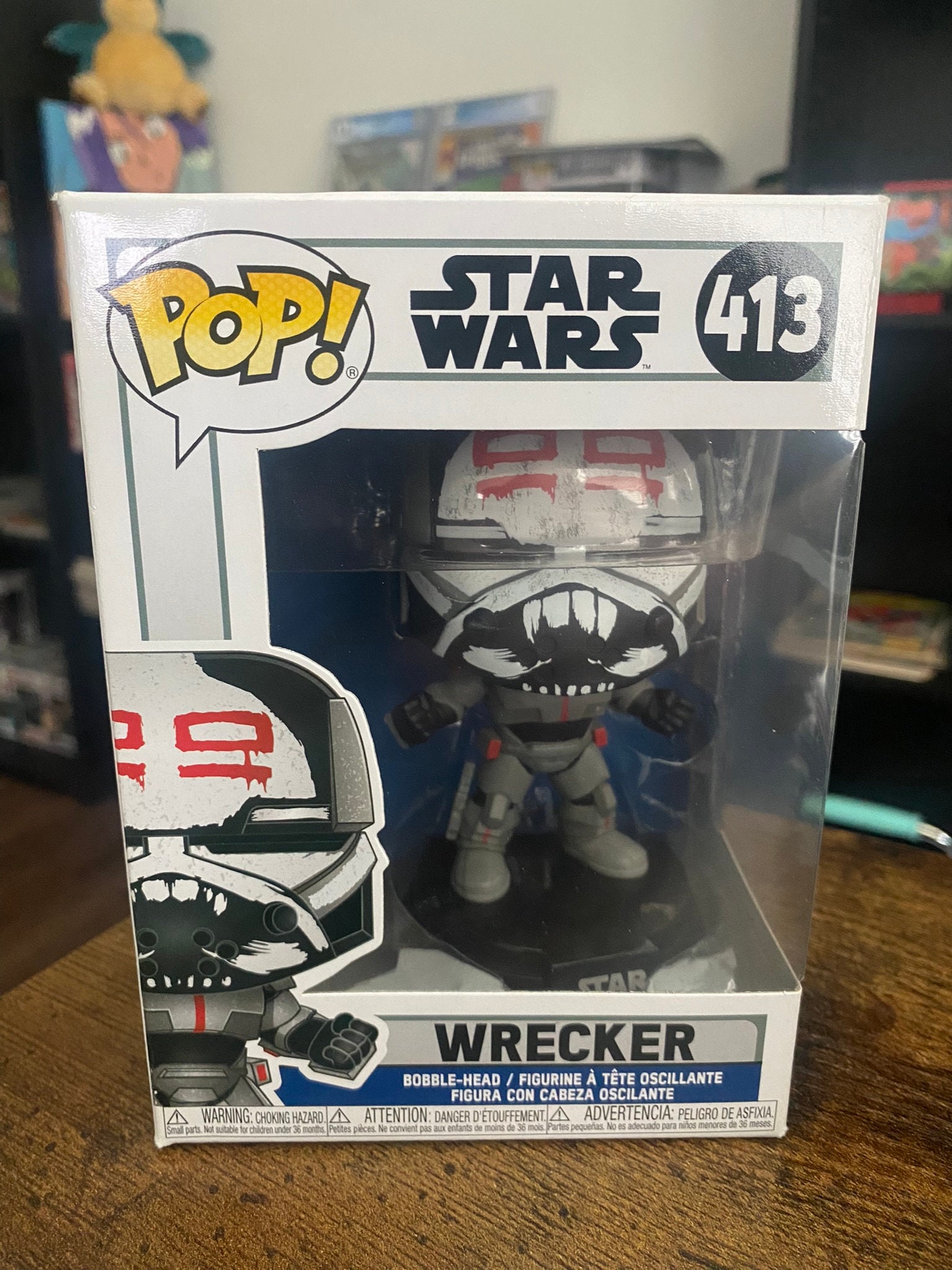 Funko Pop! Vinyl: Star Wars - Wrecker #413 W/pop! Protector! - Etsy