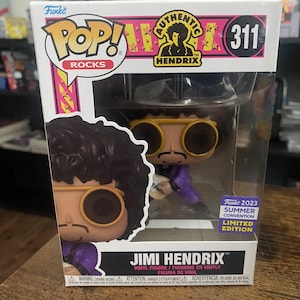 SDCC 2023 Funko Pop! Jimi Hendrix #311 Official SDCC Limited Edition Sticker