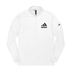 adidas® Quarter-Zip Pullover, Stylish Sportswear, Casual Athleisure Top, Workout Gear, Gift for Fitness Enthusiasts