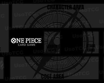 One Piece TCG Playmat [Digital File] - Basic Dark Black Mat 24x14
