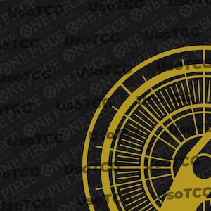 One Piece TKG Playmat [Digitale Datei] - Dunkle Matte mit Kompass 60x36cm