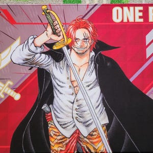 One Piece TCG Playmat [Physical Mat] - Serial Shanks 24x14 **random number** **stitched**