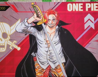 One Piece TCG Playmat [Physical Mat] - Serial Shanks 24x14 **random number** **stitched**