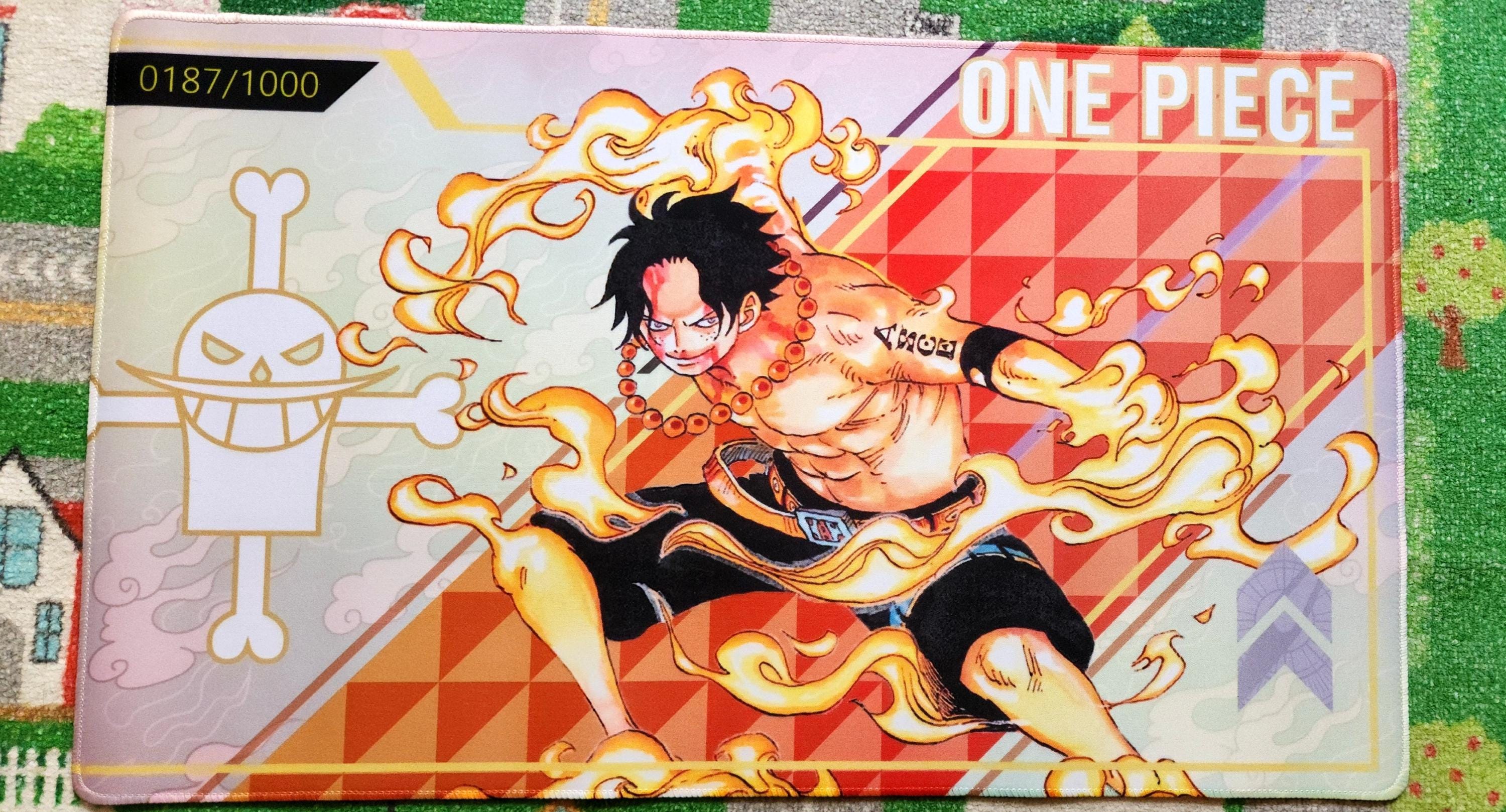 Ace One Piece Playmat - Etsy