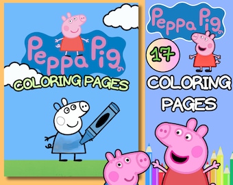 Peppa Pig Coloring Pages: Kids Printable Activity (PDF)