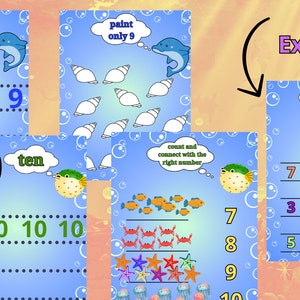 Dive Deep Into Numbers: 1 to 10 Learning Worksheets for Kids ...