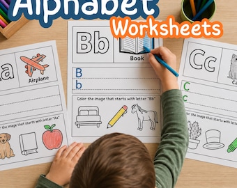 Alphabet Worksheets | Printable Kids' Learning PDF