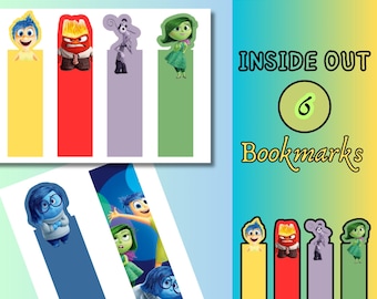 Inside Out Bookmarks | Printable Kids' Reading Accessory PDF