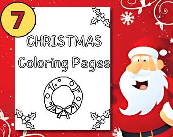 Christmas Coloring Pages for Kids | Printable Holiday Activity PDF