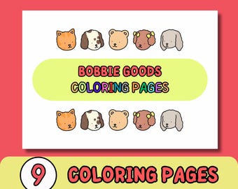 Whimsical Creatures Coloring Book | Printable Kids' Activity PDF, cozy coloring