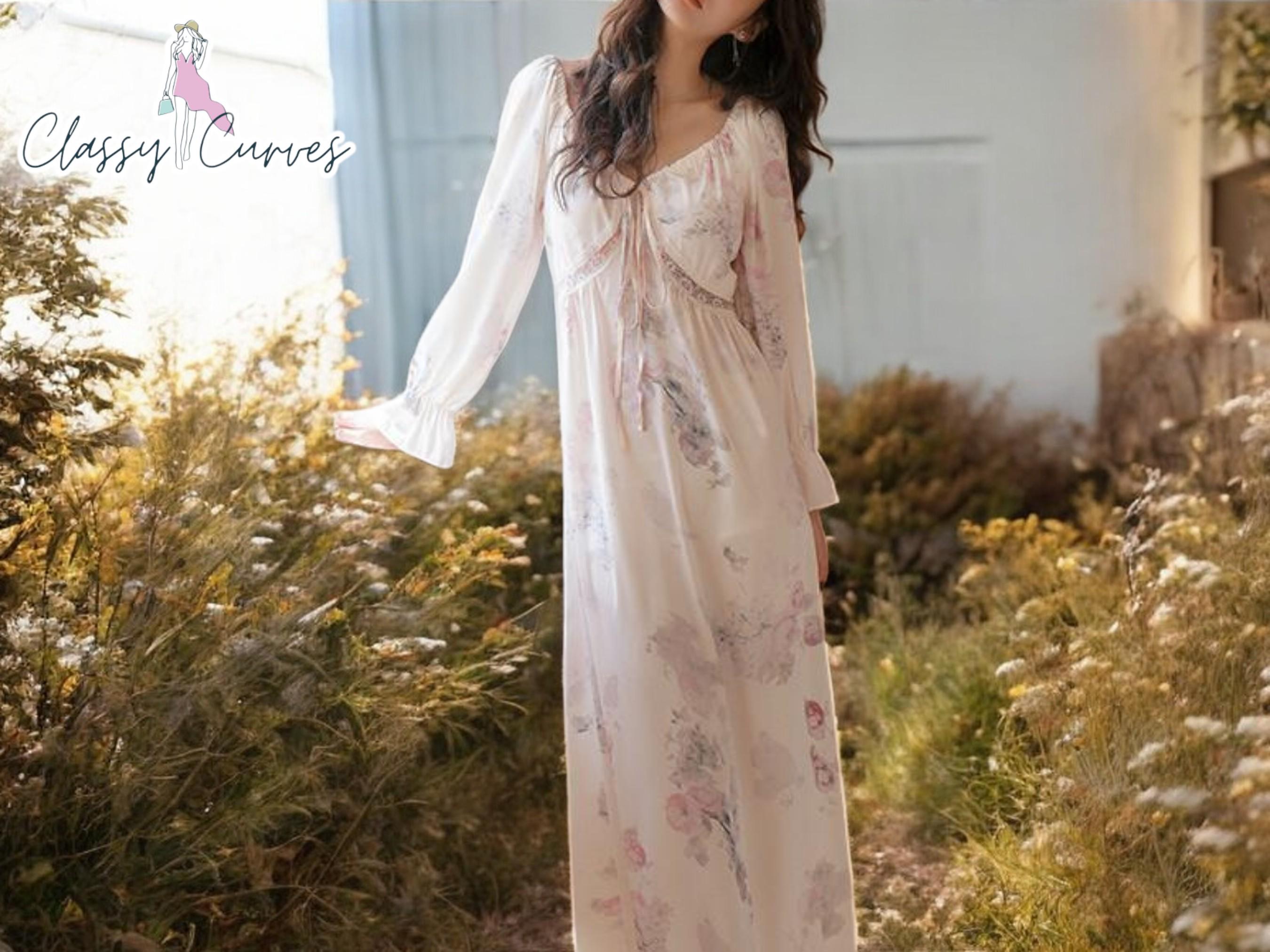 Long Maxi Nightdress Etsy