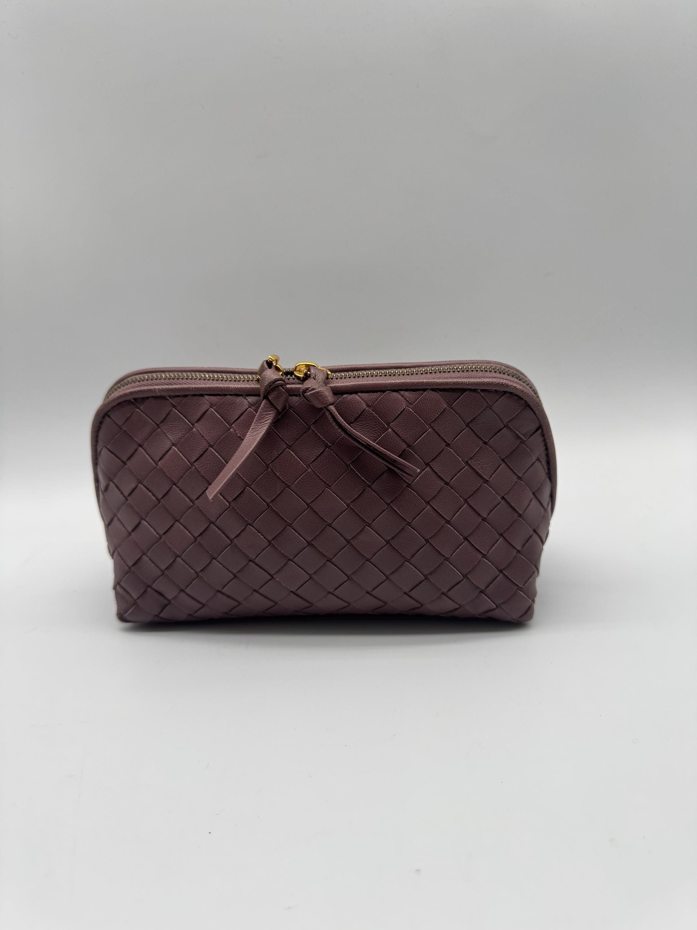 Authentic Bottega Veneta Intrecciato Cosmetic Pouch - Etsy