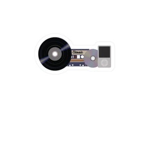 Classic Music Kiss-Cut Vinyl Decals - Perfect for Music Lovers