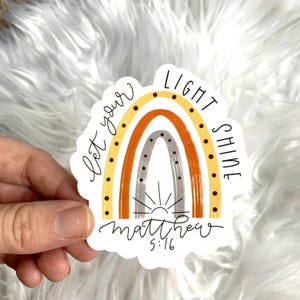 christian stickers, christian vinyl decal, waterproof Christian stickers, Bible journal stickers, faith stickers, religious stickers, jesus