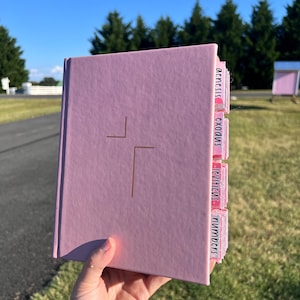 PERSONALIZE Bibel, NIV Die Jesus-Bibel, Bibel mit installierten laminierten Tabs, NIV Bibel, Leder, Geschenkbibel, Heilige Bibel, Bibel-Tab-Paket