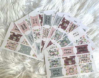 Reckless Love Books the Bible Tabs with Pretty Gifts for Christian Bible Tab Sticker Jesus Double Sided and Laminated with Adhesive